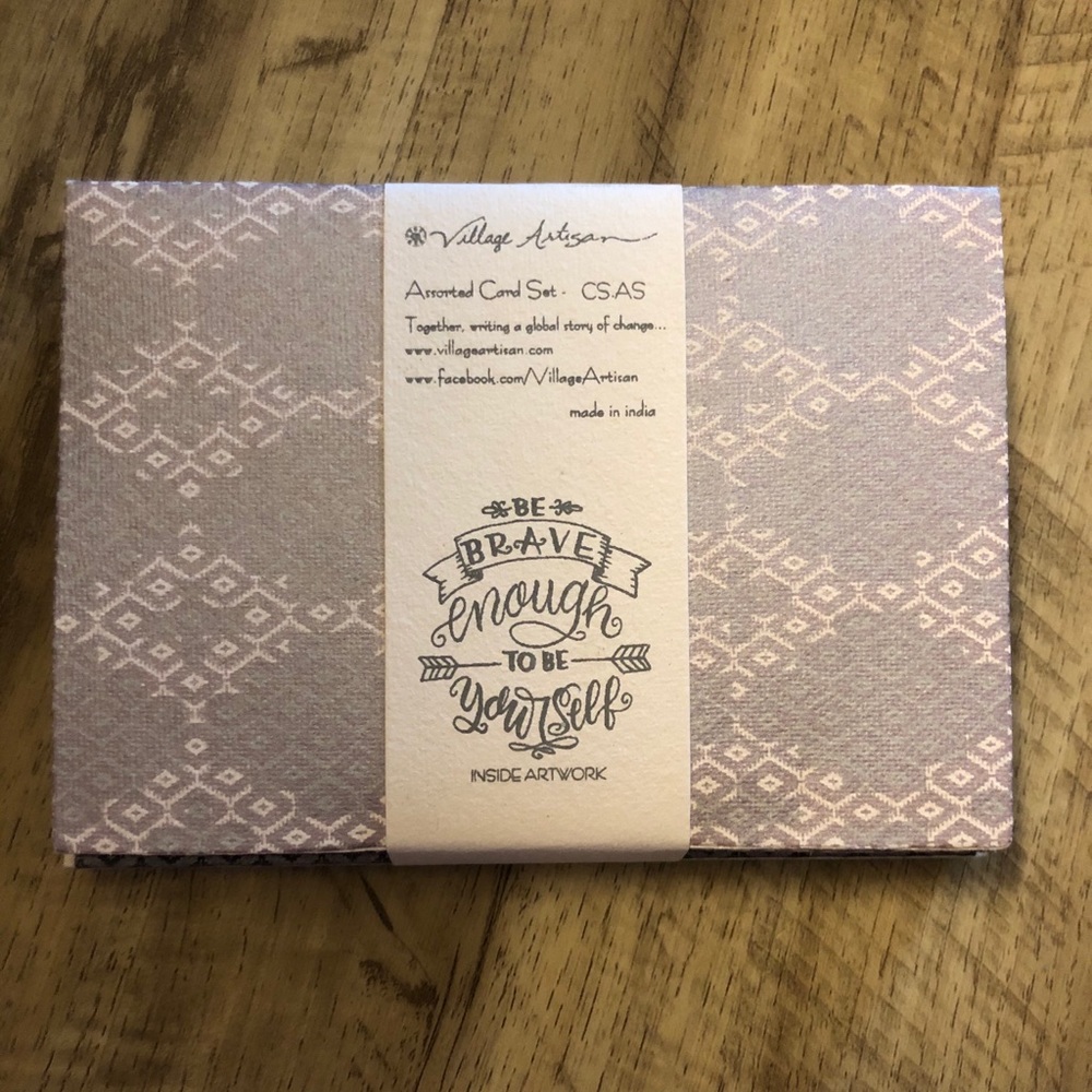 Blank card set